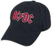 AC/DC Logo - Baseball Cap Homme Casquette Noir 100% Coton