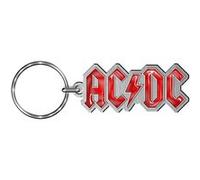 AC/DC Porte-clés avec logo Metallo - Noir - Taille unique