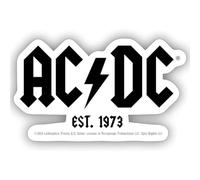 AC/DC Logo Noir Est. 1973 Autocollant Sticker