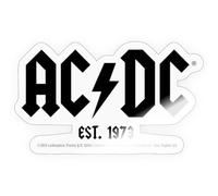 AC/DC Logo Noir Est. 1973 Autocollant Sticker