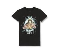 AC/DC Men's T-Shirt High Voltage Tour 76 Print, Black, Size X-Large