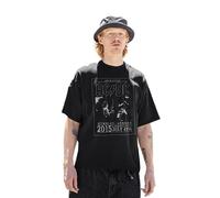 AC/DC Men's T-Shirt Wembley London 2015 Print, Black, Size X-Large