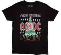 AC/DC Merry Christmas Black XL T-shirt
