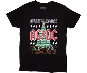 AC/DC Merry Christmas Black XL T-shirt