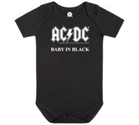 AC/DC Metal-Kids - Baby In Black Unisexe Body noir 100% Coton