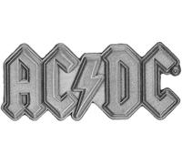 AC/DC Metal Logo Unisexe Pin's gris, Alliage Zinc,
