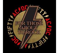 AC/DC, Neues Album 2024, For Those About To Rock We Salute You, Goldene Limitierte Vinyl (Remastered), LP mit brandneuem AC/DC-Jubiläums-Artwork Druck 30cmx30cm