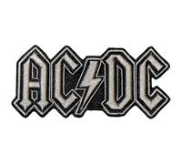 AC/DC – Patch à repasser – Taille unique – Argenté