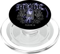 AC/DC Plug Me in Lightning Filigrane PopSockets PopGrip pour MagSafe
