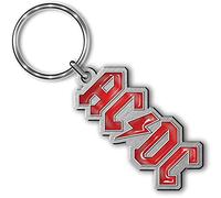 AC/DC Porte-clés avec logo Metallo - Noir - Taille unique