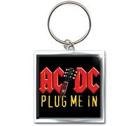 AC / DC Branchez-moi dans le porte-clés en métal de collection Noir
