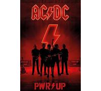 AC/DC Poster vintage groupe de rock Power Up Heavy Metal Photo Art mural A4