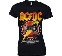 AC / DC Pour celles qui s'apprêtent à porter un nouveau T-Shirt, Frauen