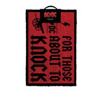 AC / Dc Pour Those About To Knock Paillasson 60x40cm Pyramid International