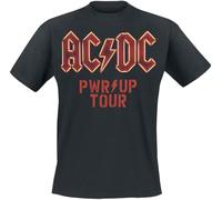 AC/DC PWR UP - Tourshirt 24 Homme T-Shirt Manches Courtes Noir XXL 100% Coton Regular/Coupe Standard