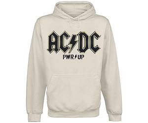 AC/DC PWRUP Angus Devil Homme Sweat-Shirt à Capuche Beige L