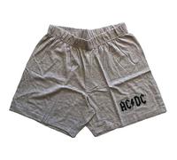 AC/DC Pyjamas for Those About to Rock Guitar Band Logo Nouveau Officiel Noir