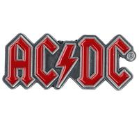 AC/DC Red Logo Unisexe Pin's rouge