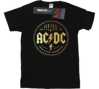 AC/DC - "Rock N Roll Damnation" T-shirt pour fille BI3933 (128) (Noir)