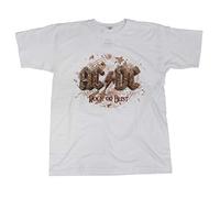 AC/DC Rock Or Bust T Shirt L Weiß
