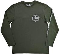 AC/DC - "Rock Or Bust" T-shirt unie homme/femme manches longues RO8638 (L) (Vert)