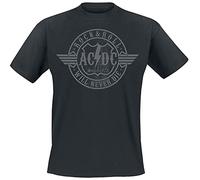 AC/DC Rock & Roll - Will Never Die Homme T-Shirt Manches Courtes Noir