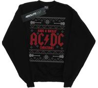 AC/DC - "Rockin' Christmas" Sweat-shirt pour homme BI3448 (XL) (Noir)