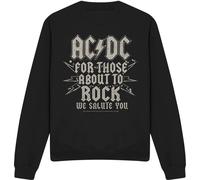 AC/DC - "Salute" Sweat-shirt Homme/Femme Unie TV11189 (XL) (Noir)