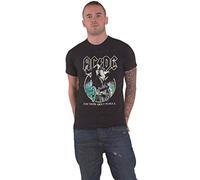 AC/DC T Shirt for Those About to Rock Jaune Outlines Nouveau Officiel Unisex Size XL