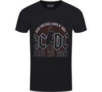 AC/DC T-Shirt Hard As Rock Homme Noir - Taille XL Noir G