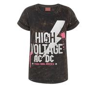 AC/DC - T-Shirt High Voltage - Fille (13-14 Ans) (Noir)