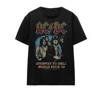 AC/DC - T-shirt HIGHWAY WORLD TOUR - Adulte (TV15426)