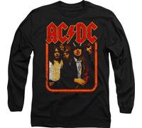 AC/DC - T-shirt homme/femme unie TV9301 (XL) (Noir)