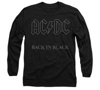 AC/DC - T-shirt manches longues BACK IN BLACK - Adulte (TV9285)
