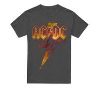 AC/DC - T-shirt motif éclair enflammé - Adulte (TV17430)