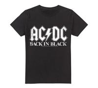 AC/DC - T-shirt motif logo BACK IN BLACK - Homme (TV13345)
