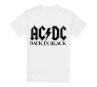 AC/DC - T-shirt motif logo BACK IN BLACK - Homme (TV13346)