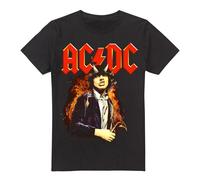 AC/DC - T-shirt motifs feu et cornes - Homme (TV13344)