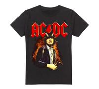 AC/DC - T-shirt motifs feu et cornes - Homme (TV13369)