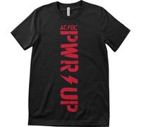 AC/DC T-shirt PWR-UP Vertical Logo Unisex Black M