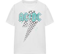 AC/DC - T-shirt "Skewed" pour homme/femme Unie TV15452 (L) (Blanc)
