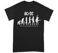AC/DC - T-shirt THE EVOLUTION OF ROCK - Adulte (BI122)