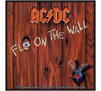 AC/DC - Taille standard - Patch "Fly On The Wall" - Polyester RO9533 (Taille unique) (Marron/Blanc)