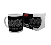 AC DC - Tasse - Back in Black - Tasse à café - Logo Mug - Coffret cadeau