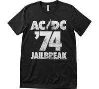 AC/DC Tričko '74 Jailbreak Unisex Noir XL