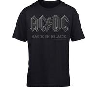 AC/DC Tričko Back In Black Noir M