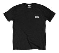 AC/DC Tričko Black Ice (Back Print) Uni Noir M