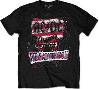 AC/DC Tričko We Salute You Stripe Uni Noir L