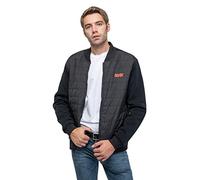 AC/DC Quilted Veste Classic Band Logo Nouveau Officiel Noir Unisex Xl Size XL