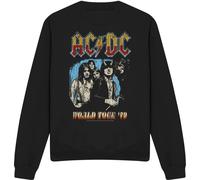 AC/DC - "World Tour 79" Sweat-shirt Homme/Femme Unie TV11193 (M) (Noir)